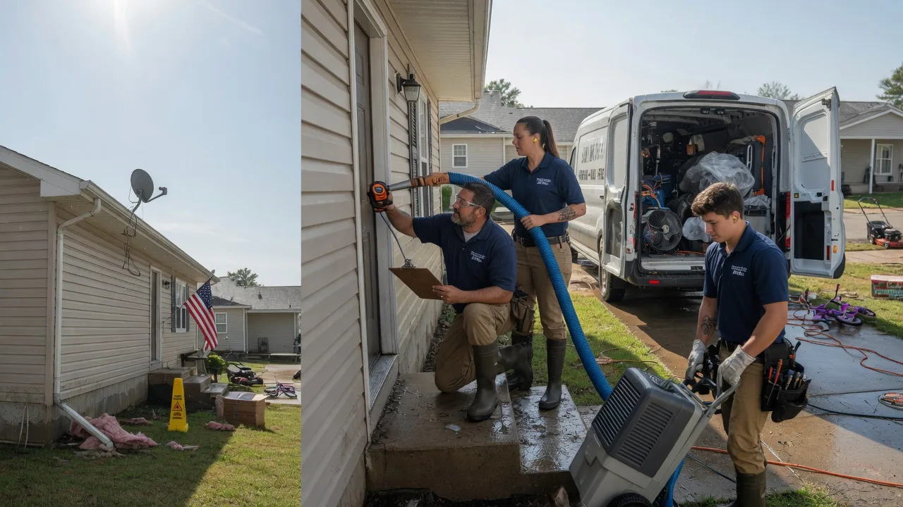 Ceiling Water Damage Restoration in Webster, WI near me